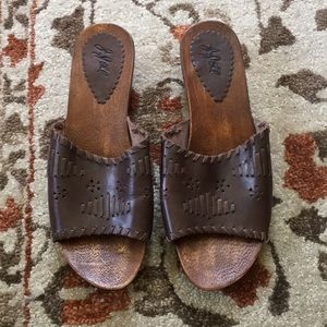 Vintage Wooden Sandals